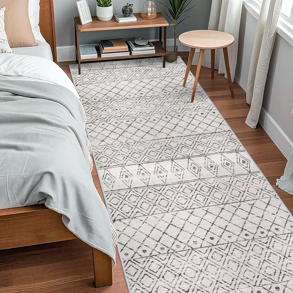 YOUFORTONG Hallway Washable 3’X20’ Runner Rugs,Extra Long Soft Floor Mat for Living Room,Beige